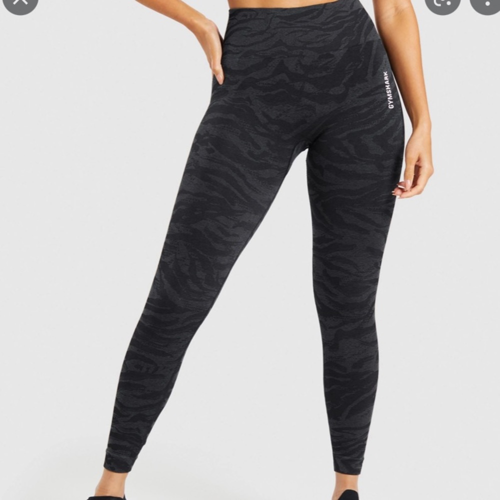Gymshark Adapt Animal Seamless Leggings-Black